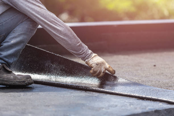 Professional Vapor Barrier Installation technician working in Victor, NY